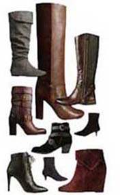 Lace-up boots, heeled or plat formed, complement trousers for the office and jeans on the weekend.